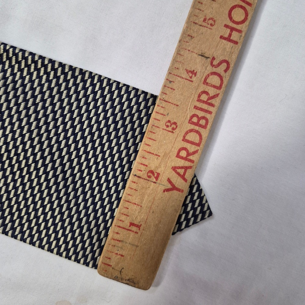Vintage Polo Ralph Lauren Tie Mens Blue Gold Geometric Silk Luxury Designer USA - Picture 8 of 8